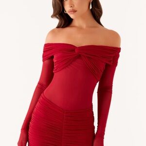 Peppermayo Burgundy Dress